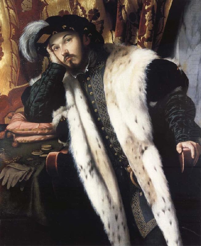 MORETTO da Brescia Portrait of a Young Man china oil painting image